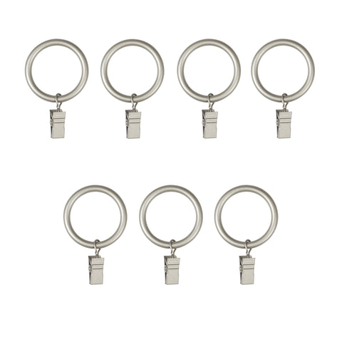 Clip Rings (7) Large 1 Nickel