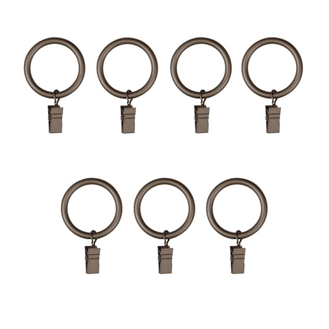 Clip Rings (7) Large 1 Pewter