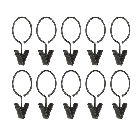 Clip Rings (10) Small 5/8 Matte Black