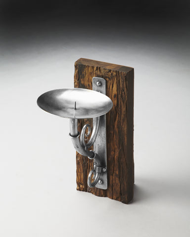 Butler Aspen Rustic Candle Sconce