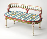Butler Mansfield Hand Painted Bench