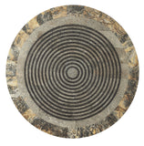 Butler Markham Iron & Fossil Stone Accent Table