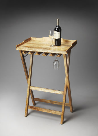 Butler Highland Solid Wood Folding Wine Rack