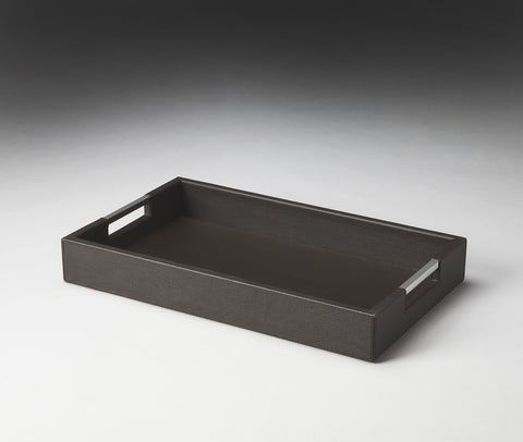 Butler Lido Brown Leather Serving Tray