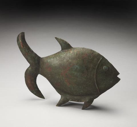 Butler Reef Dwelling Iron Fish Figurine