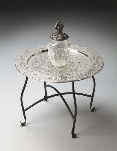Butler Agadir Metal Moroccan Tray Table
