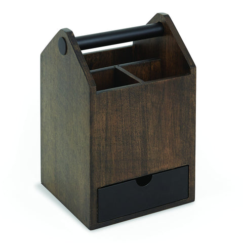 Toto Tall Box Black/Walnut