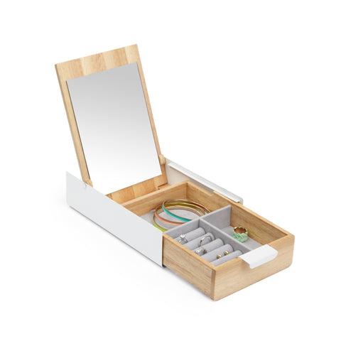 Reflexion Storage Box White/Natural