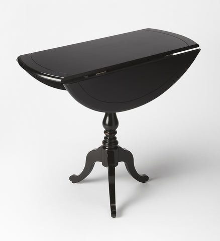 Butler Theodore Black Licorice Drop-Leaf Hall Table