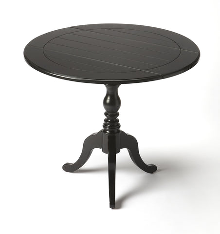 Butler Dunlay Black Licorice Drop Leaf Accent Table