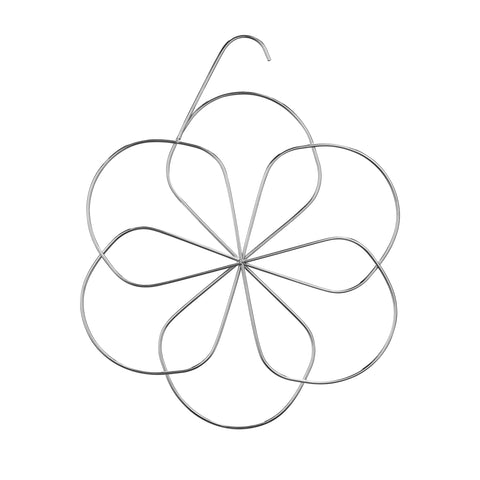 Dalia Scarf Organizer Chrome