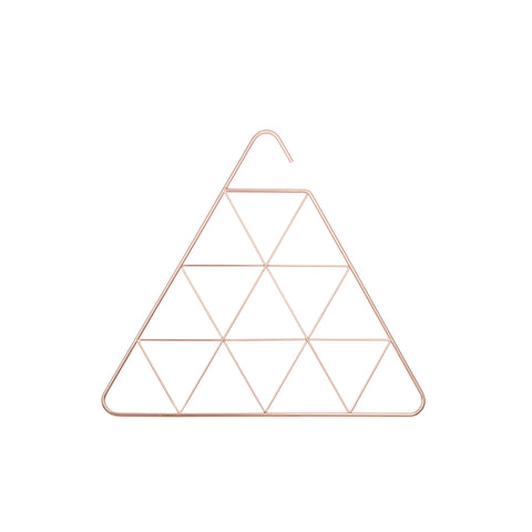 Pendant Triangle Scarf Organizer Copper