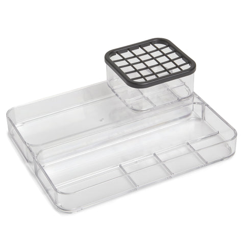 Carrel 2Pc Tray Large Clear