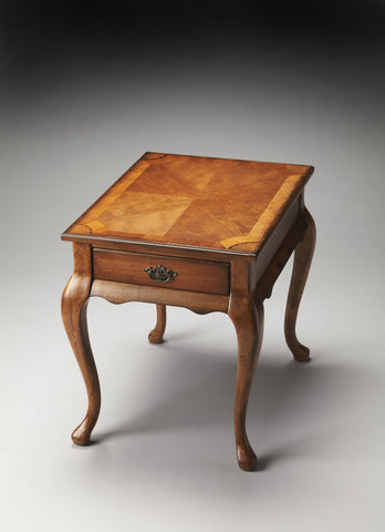 Butler Grace Olive Ash Burl End Table