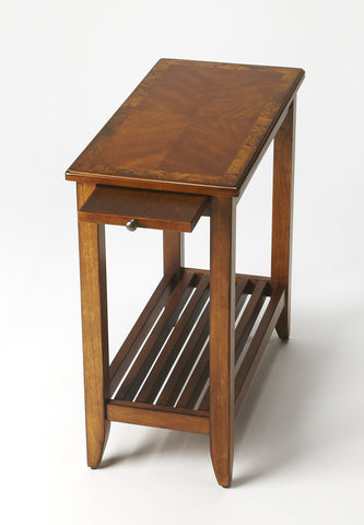 Butler Irvine Olive Ash Burl Chairside Table