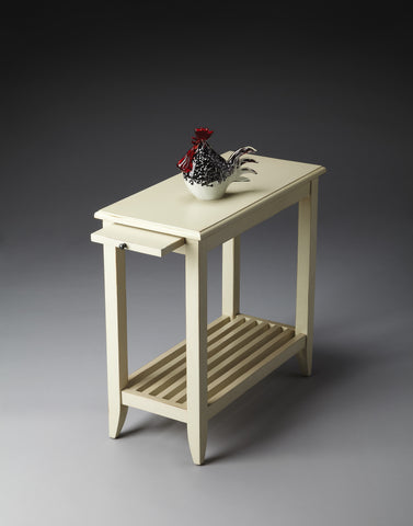 Butler Irvine Cottage White Chairside Table