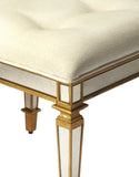 Butler Celeste Mirror & Gold Bench