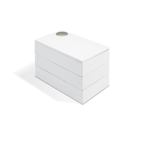 Spindle Storage Box White