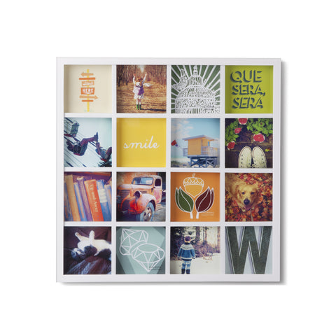 Gridart Photo Display Multi 16Op White