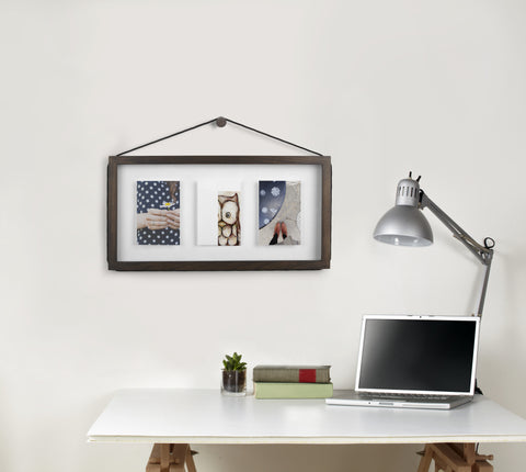 Corda Photo Display Multi Aged Walnut