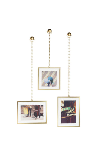 Fotochain Photo Display Matte Brass