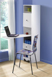 Pixel Bookcase Desk 311803 from Nexera, White