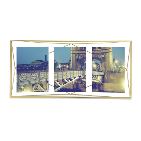 Prisma Photo Display Multi 3Op Matte Brass