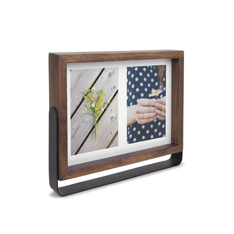 Axis Multi Photo Display 2Op Aged Walnut