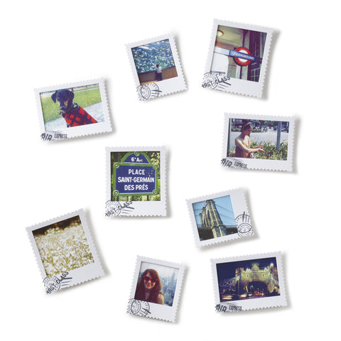 Postal Photo Display (9) White