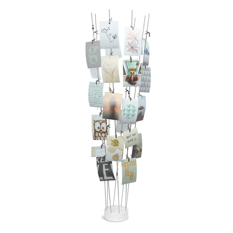 Fotofan Freestand Photo Display Chrome/White