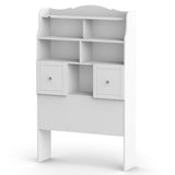 Pixel Twin Size Headboard 315803 from Nexera, White