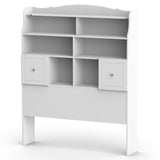 Pixel Full Size Headboard 317303 from Nexera, White