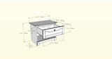 Dixon Night Stand 320117 from Nexera
