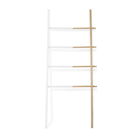 Hub Ladder White/Natural