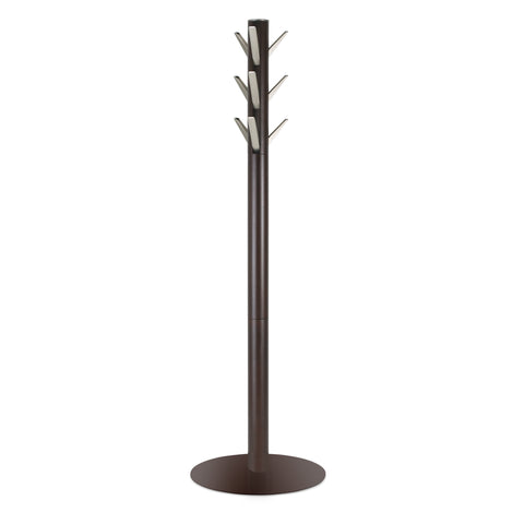 Flapper Coat Rack Espresso/Nickel