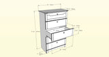 Dixon 5-Drawer Chest 320517 from Nexera