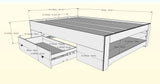 Dixon 1-Drawer Full Size Storage Bed 328417 from Nexera