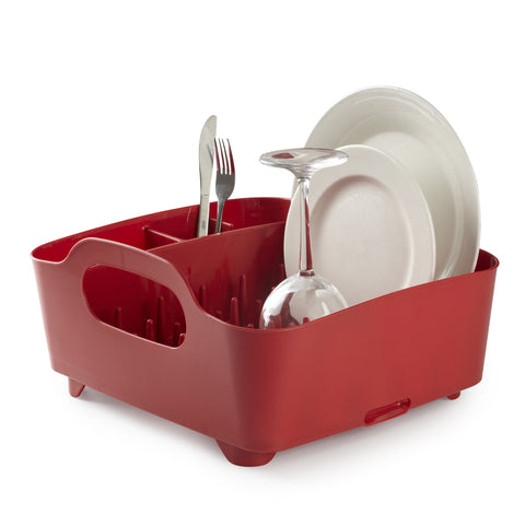 Tub Dish Rack Red