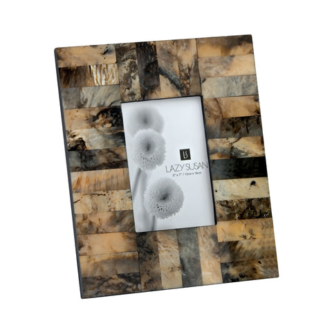 Square Horn And Resin Frame