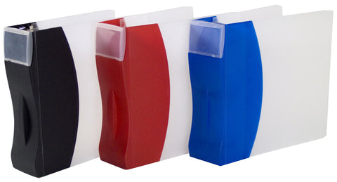 Storex DuraTech Binder, 3-Inch, D-Ring, Assorted Colors (Case of 6)