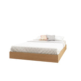Nordik 345405 Full Size Platform Bed, Natural Maple