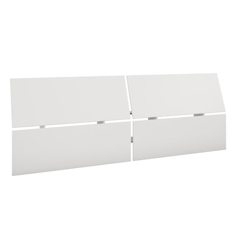 Nexera 345903 Queen Size Panoramic Headboard, White