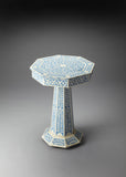 Butler  Bone Inlay Pedestal Table