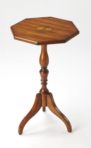 Butler Archambault Antique Cherry Octagonal Pedestal Table
