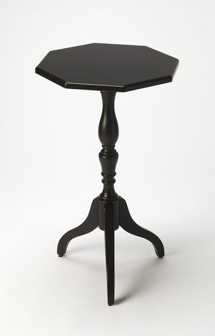 Butler Archambault Black Licorice Octagonal Pedestal Table