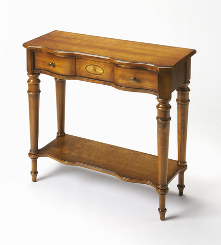 Butler Barrett Olive Ash Burl Console Table