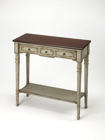 Butler Banham Antique Gray Console Table