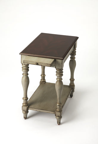 Butler Fabia Antique Gray Chairside Table