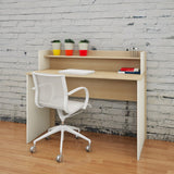 Atelier 341843 48-inch Desk from Nexera, Natural Maple & Ivory
