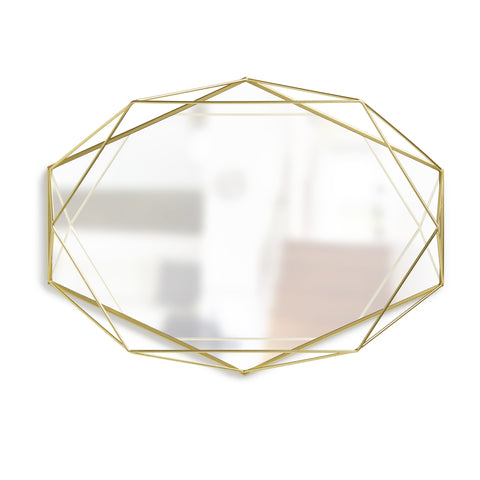 Prisma Mirror Clear (Brass)